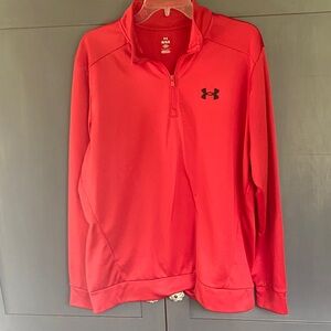 Under Armour red large  Quarter-Zip Pullover